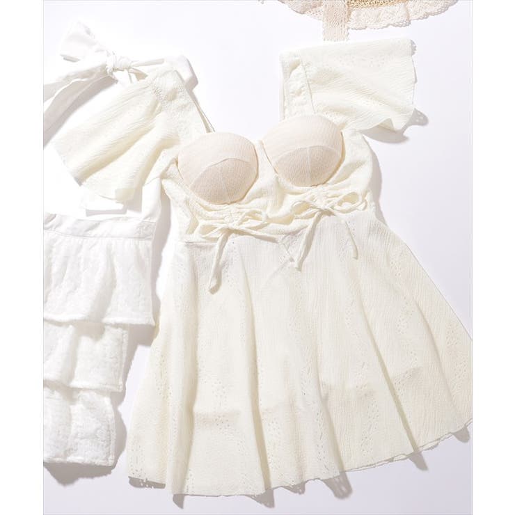 カットレース フレアスリーブ ドロスト | レースレディース  | 詳細画像14 