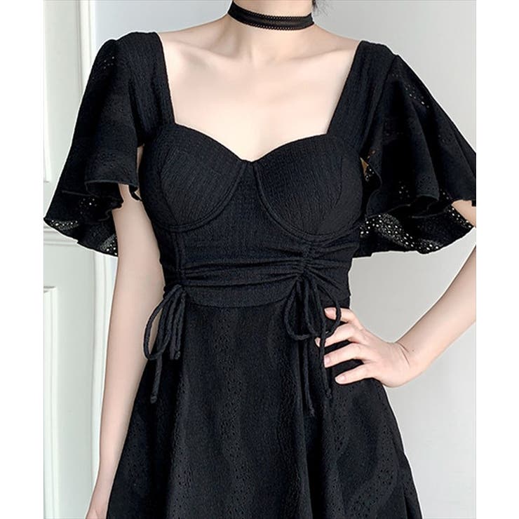 カットレース フレアスリーブ ドロスト | レースレディース  | 詳細画像6 