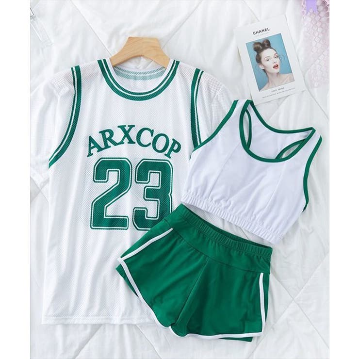 新品タグ付き⭐️Rene Dely PARIS♡シアーセットアップ フェイクファーデザインニットトップス[品番：MKSW0056421
