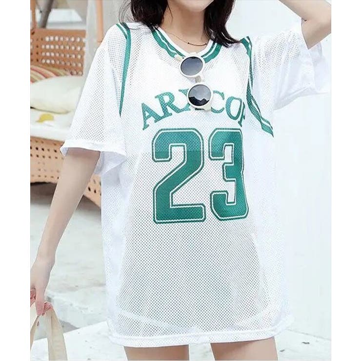 3点セット】ユニフォーム風 シアー トップス付き[品番：LCLW0006032