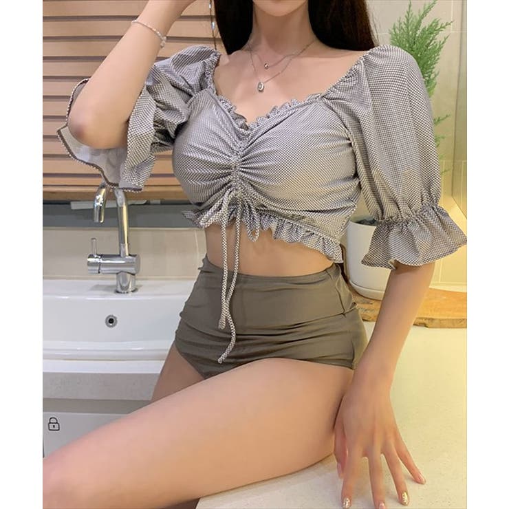 2WAY フリル ギャザー | レースレディース  | 詳細画像7 