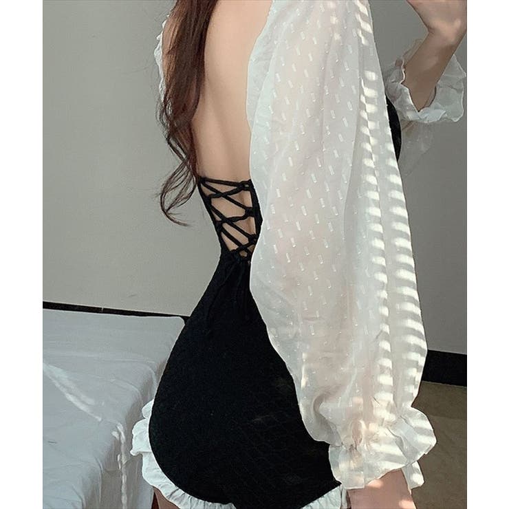 シアー ドッキング フリル | レースレディース  | 詳細画像11