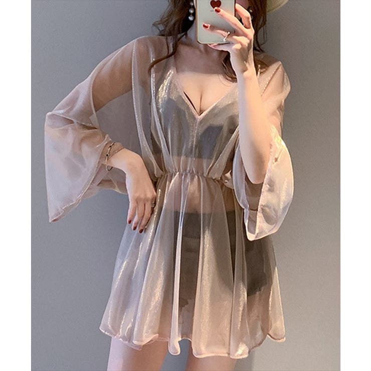 【3点セット】シアー チュニック付 ハイウエスト | レースレディース  | 詳細画像5 