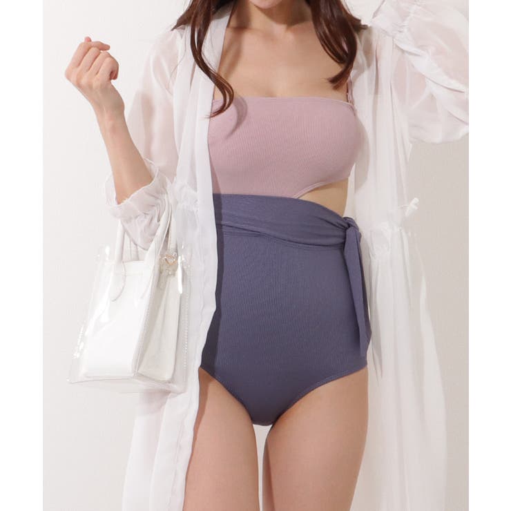 バイカラー サイド リボン | レースレディース  | 詳細画像7 