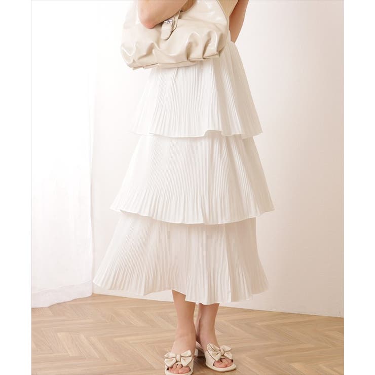 ウエストギャザー ティアード ロング | レースレディース  | 詳細画像10 