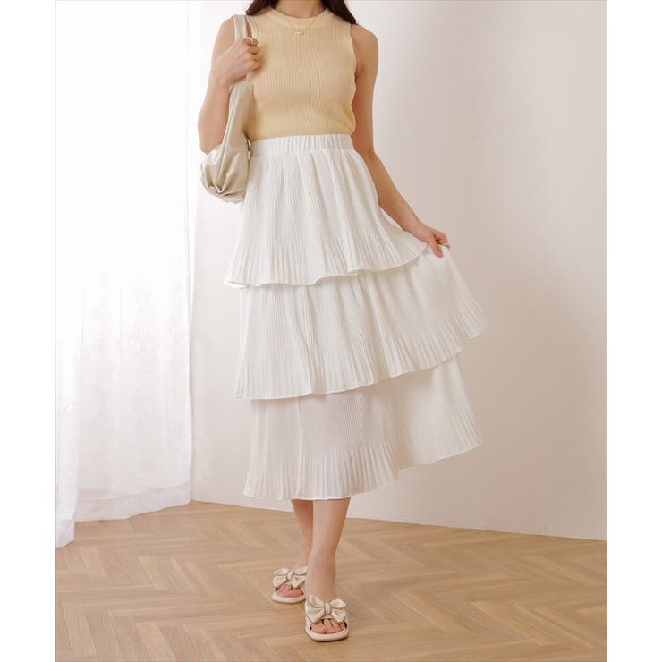 ウエストギャザー ティアード ロング | レースレディース  | 詳細画像11 