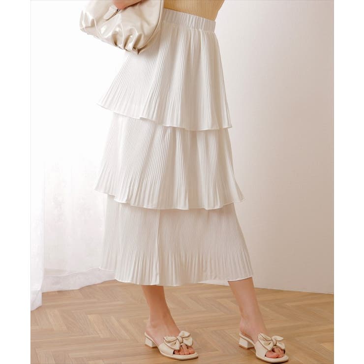 ウエストギャザー ティアード ロング | レースレディース  | 詳細画像12 