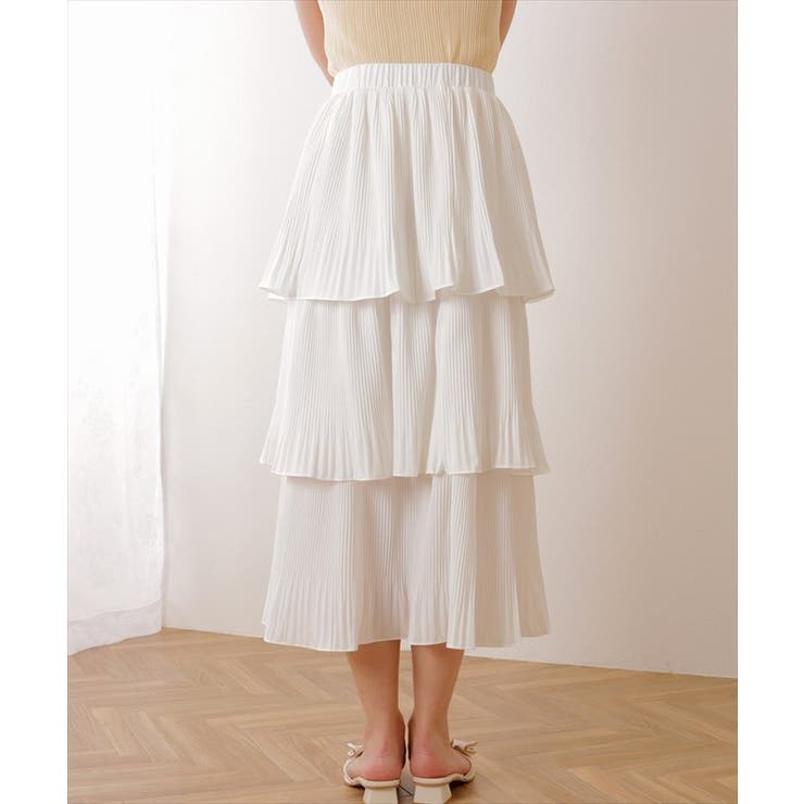 ウエストギャザー ティアード ロング | レースレディース  | 詳細画像16 