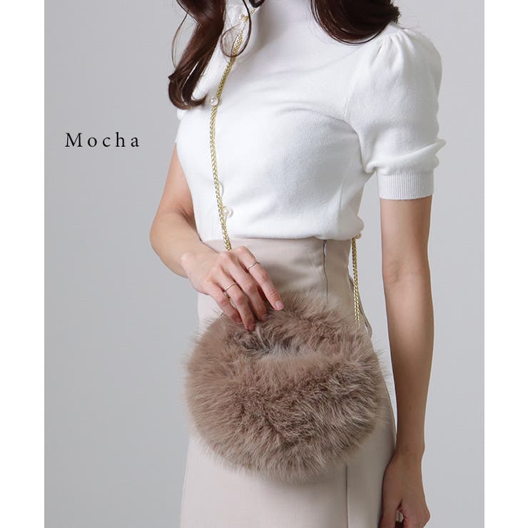 パール チェーンストラップ付き ワンハンドル | レースレディース  | 詳細画像7 