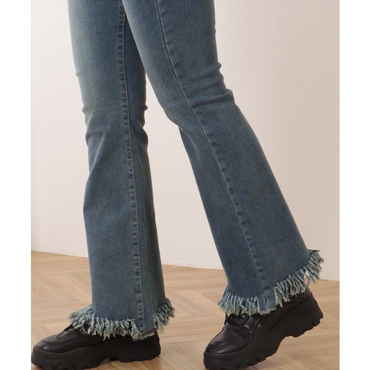 裾フリンジ スリム フレア | レースレディース  | 詳細画像20 
