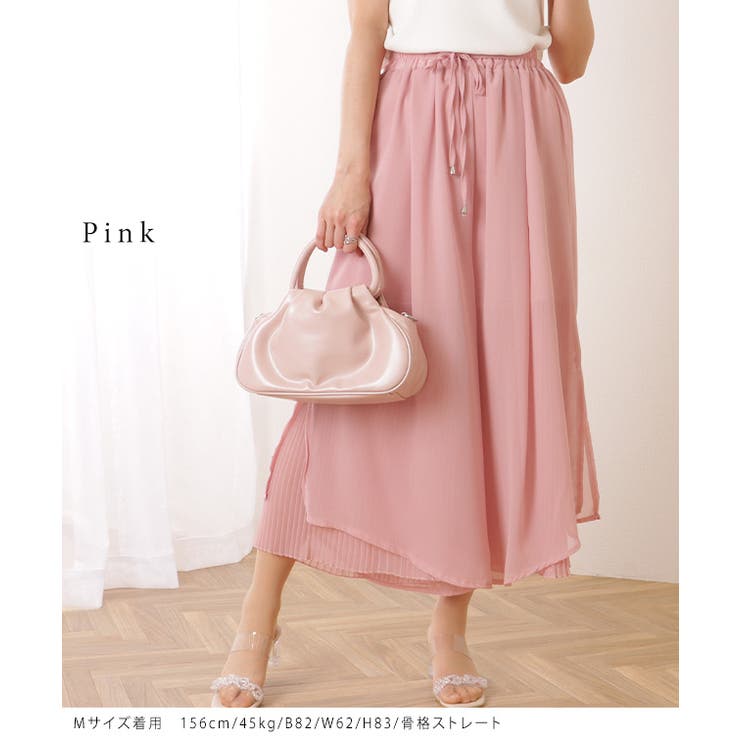 プリーツ レイヤード ハイウエスト | レースレディース  | 詳細画像12 