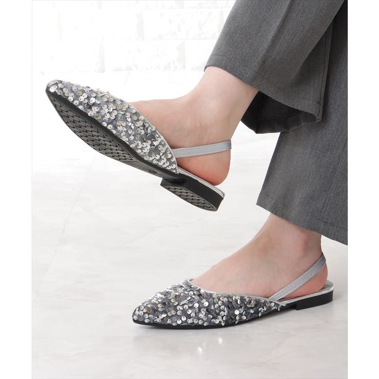 ポインテッド スパンコール バックストラップ | レースレディース  | 詳細画像10 