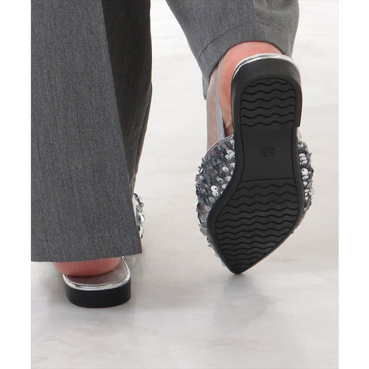 ポインテッド スパンコール バックストラップ | レースレディース  | 詳細画像11 