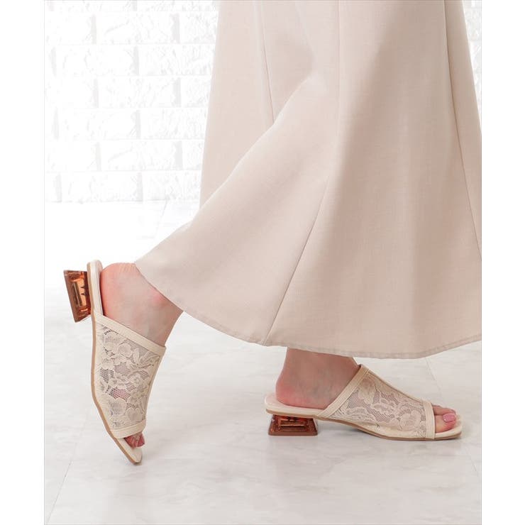 スクエアトゥ チュール クリア | レースレディース  | 詳細画像12 