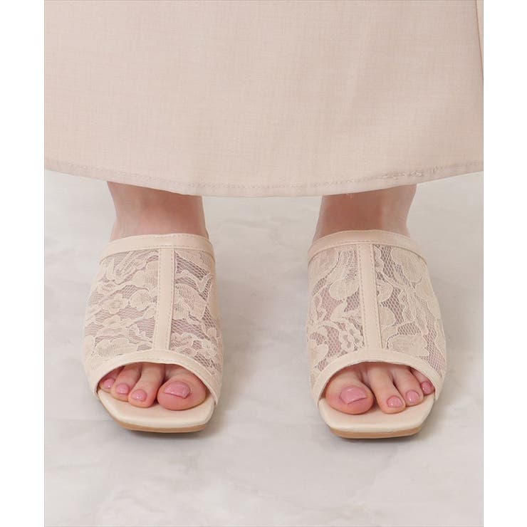 スクエアトゥ チュール クリア | レースレディース  | 詳細画像14 