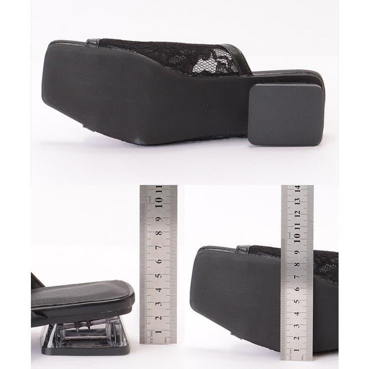 スクエアトゥ チュール クリア | レースレディース  | 詳細画像20 