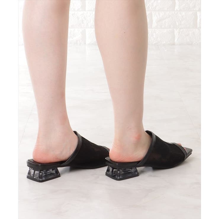 スクエアトゥ チュール クリア | レースレディース  | 詳細画像6 