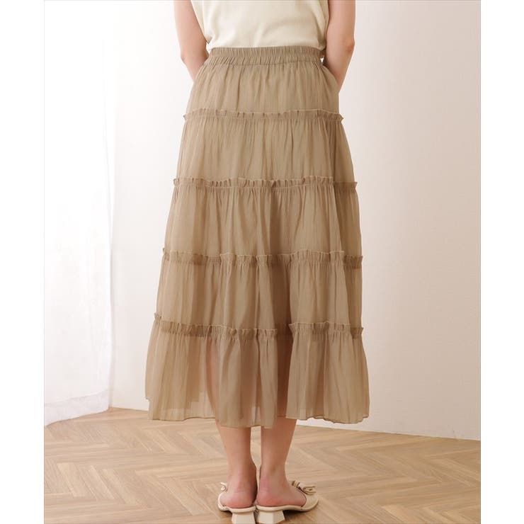 ティアード ギャザー ロング丈 | レースレディース  | 詳細画像16 