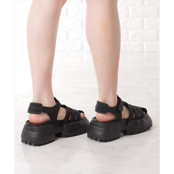 ソリッドカラー バックストラップ付き 厚底 | レースレディース  | 詳細画像6 