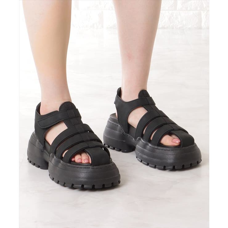 ソリッドカラー バックストラップ付き 厚底 | レースレディース  | 詳細画像8 