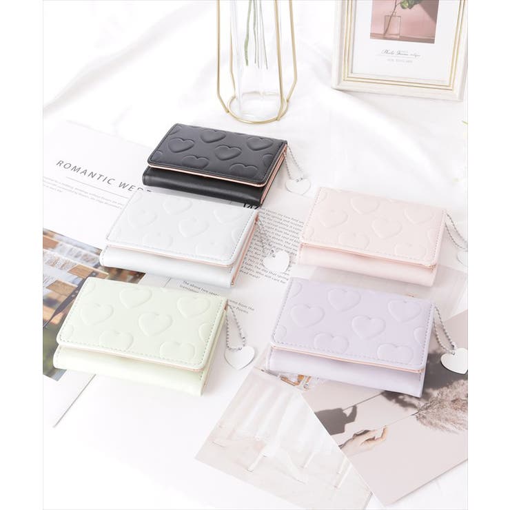 ハート柄 コイニング 三つ折り | レースレディース  | 詳細画像17