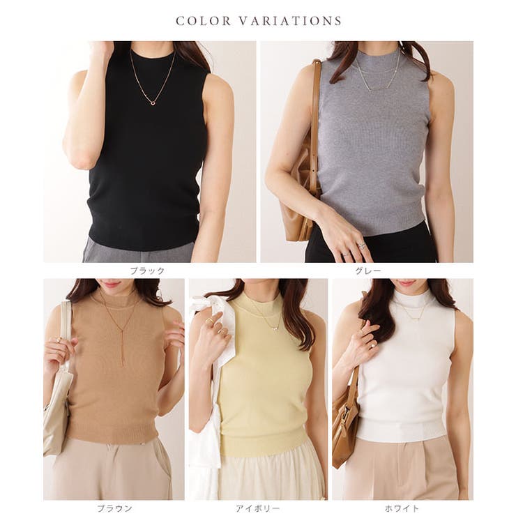 極美品⭐️フォクシー ニット プルオーバー ノースリーブ バイカラー 40 43811 Knit Top 