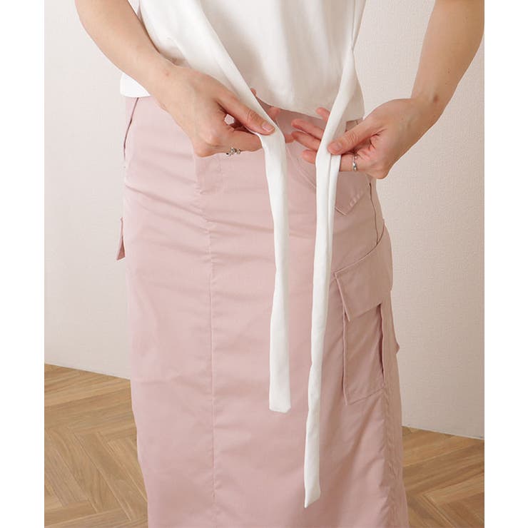 裾リボン クルーネック コンパクト 半袖 トップス | レースレディース  | 詳細画像20 