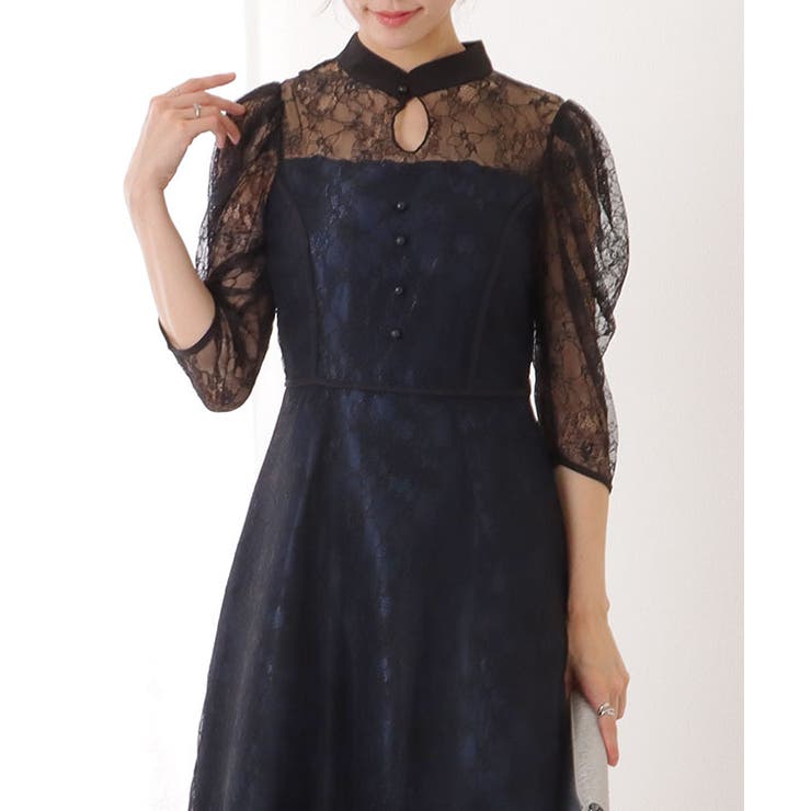 7分袖 総レース 花柄 | レースレディース  | 詳細画像12 