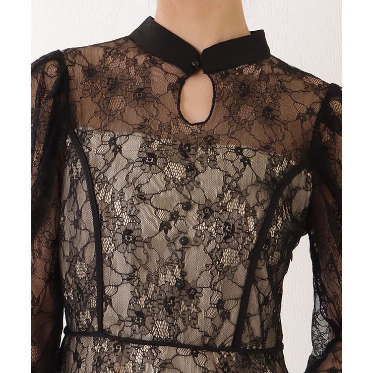 7分袖 総レース 花柄 | レースレディース  | 詳細画像17 