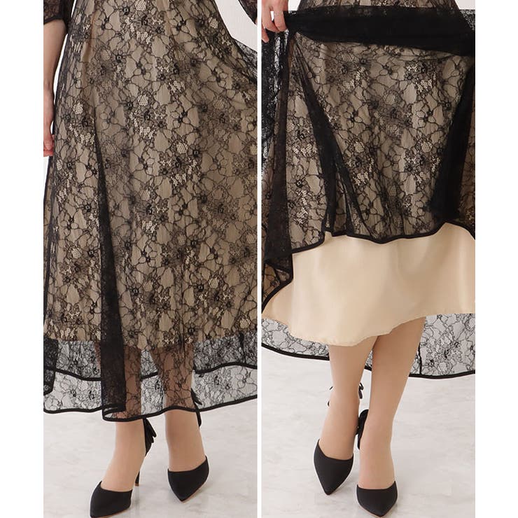 7分袖 総レース 花柄 | レースレディース  | 詳細画像19 