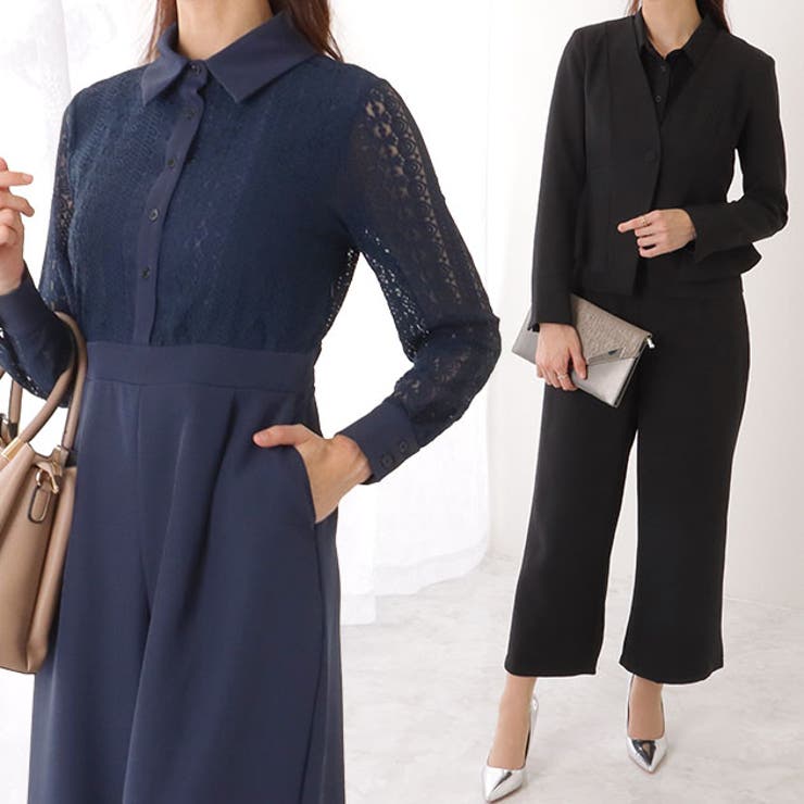 ジャケット付き レース ドッキング | レースレディース  | 詳細画像1 