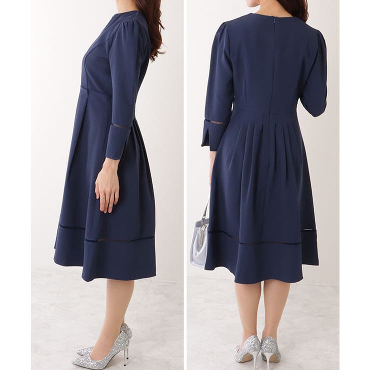 ノーカラー ジャケット付き キーネック | レースレディース  | 詳細画像19 