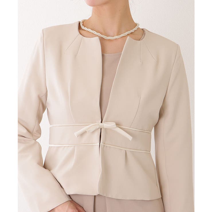 2WAY リボンジャケット付き タック | レースレディース  | 詳細画像14 