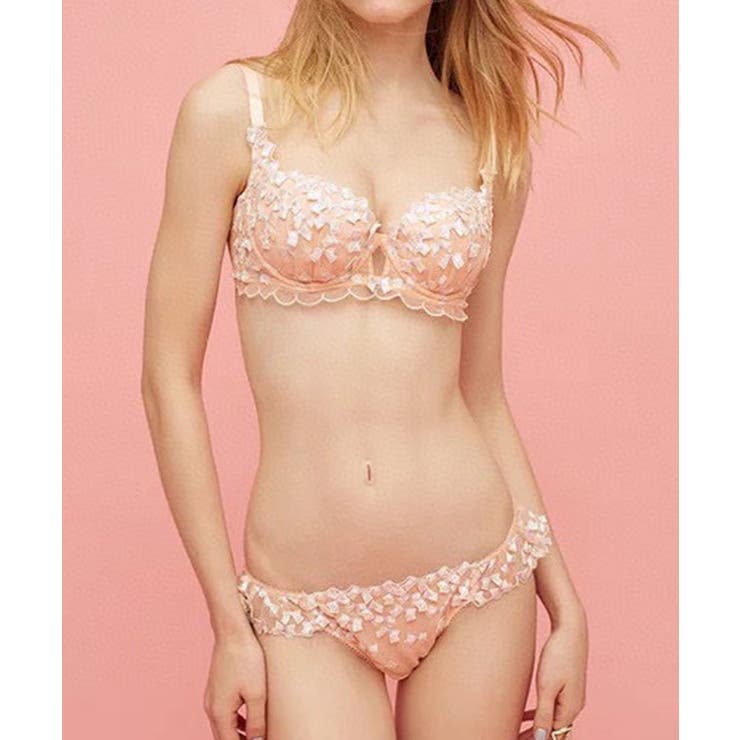 ダイアナ　レース付き 3/4カップブラジャー E80 ルミナスブルー ダイアナ レース付き 3/4カップブラジャー E80 ルミナスブルー