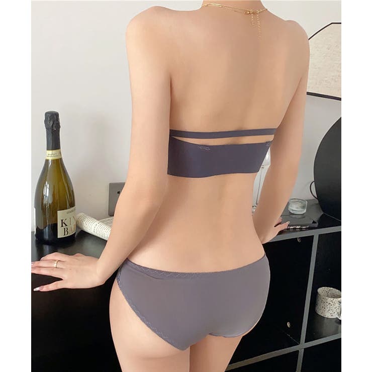 2WAY フロントボタン レーシィ 3/4 ブラ&ショーツ | レースレディース  | 詳細画像12 