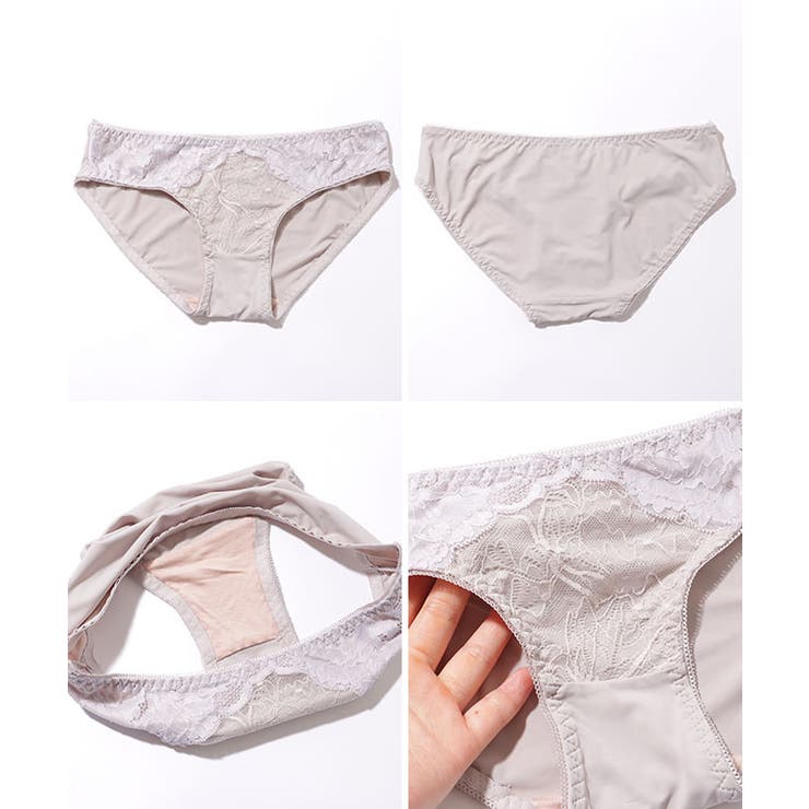 2WAY フロントボタン レーシィ 3/4 ブラ&ショーツ | レースレディース  | 詳細画像20 