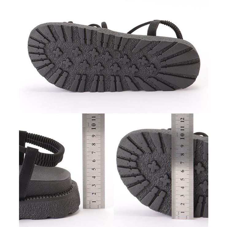 ナローストラップ厚底サンダル | レースレディース  | 詳細画像20 