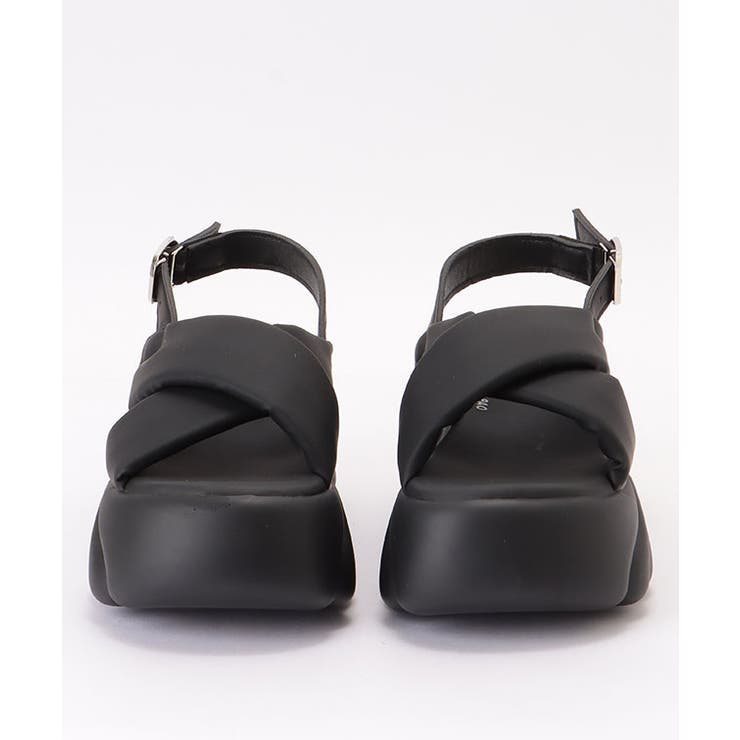 クロス バンド 厚底 ストラップ サンダル | レースレディース  | 詳細画像15 