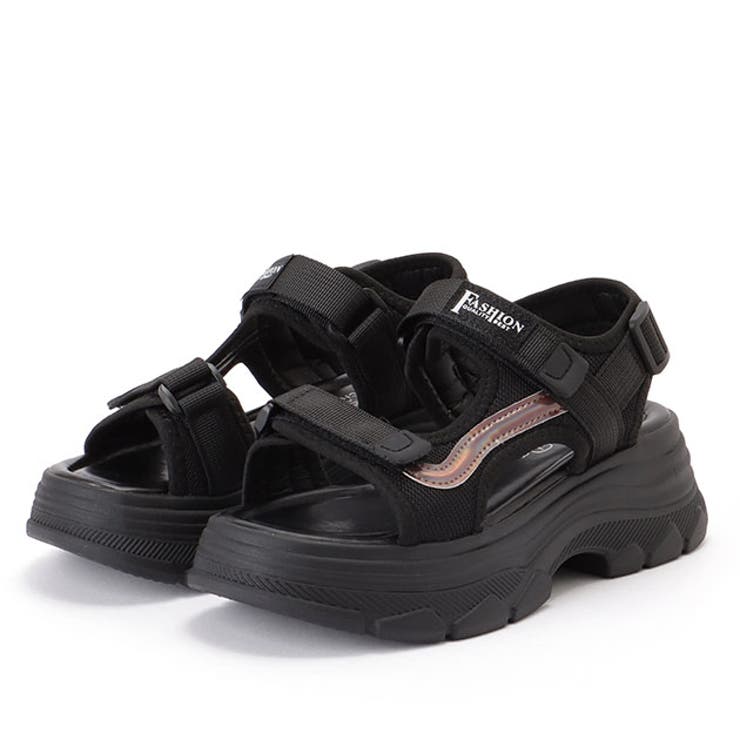 メッシュ ストラップ コンフォート スポーツ サンダル | レースレディース  | 詳細画像1 