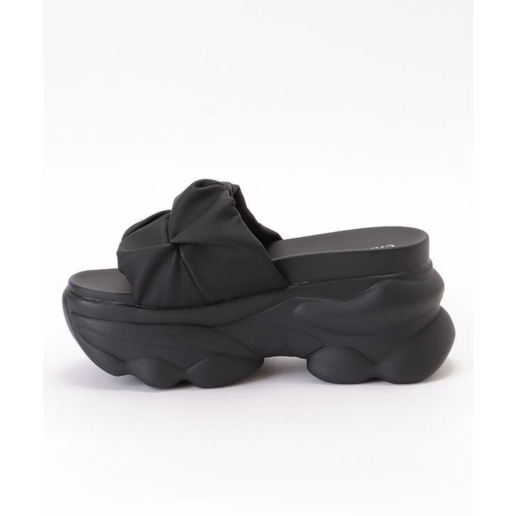 ソリッドカラー ダッド風 厚底 ボリューム サンダル | レースレディース  | 詳細画像17 