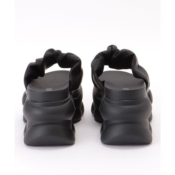 ソリッドカラー ダッド風 厚底 ボリューム サンダル | レースレディース  | 詳細画像18 