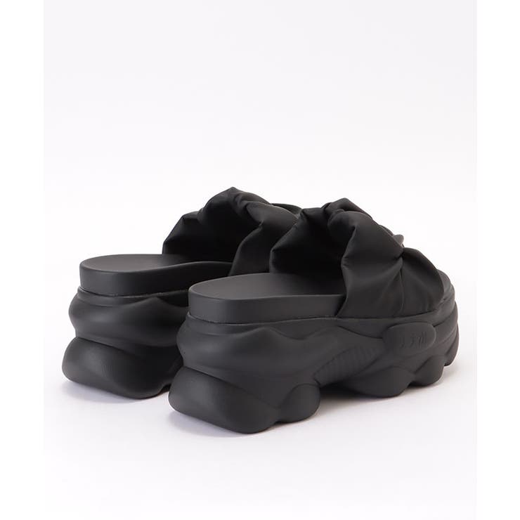 ソリッドカラー ダッド風 厚底 ボリューム サンダル | レースレディース  | 詳細画像19 