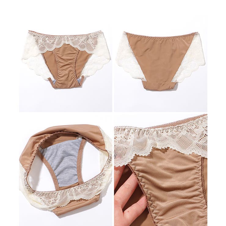 スカラップ レース 脇高 ボリュームアップ ブラ&ショーツ | レースレディース  | 詳細画像20 