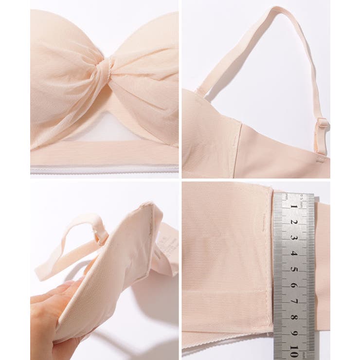 ツイスト ギャザー シアー レイヤード ブラ&ショーツ | レースレディース  | 詳細画像19 