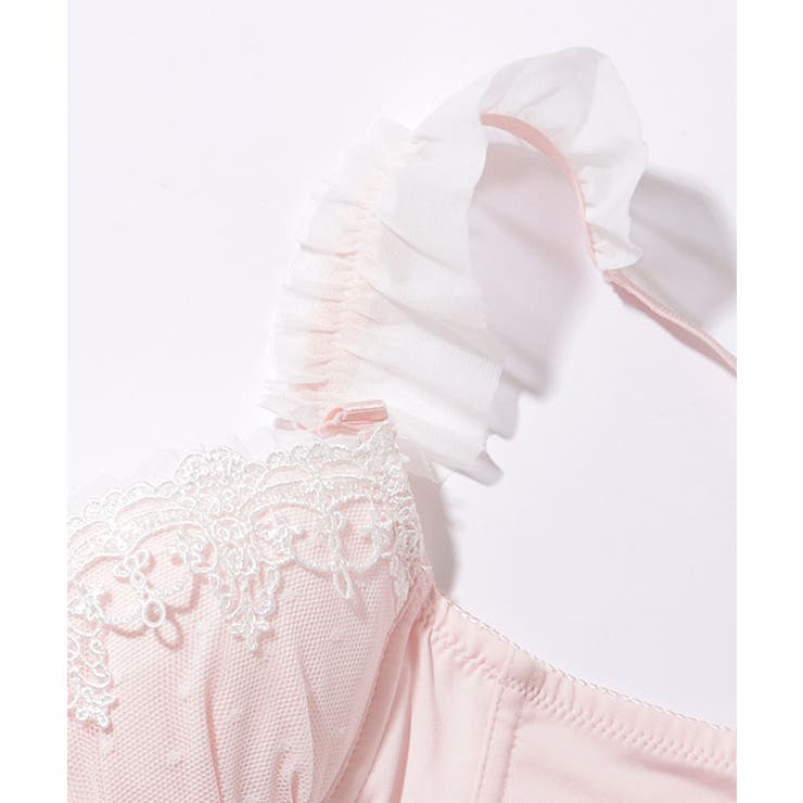 リボン付き フリル ドット レース ブラ&ショーツ | レースレディース  | 詳細画像14 