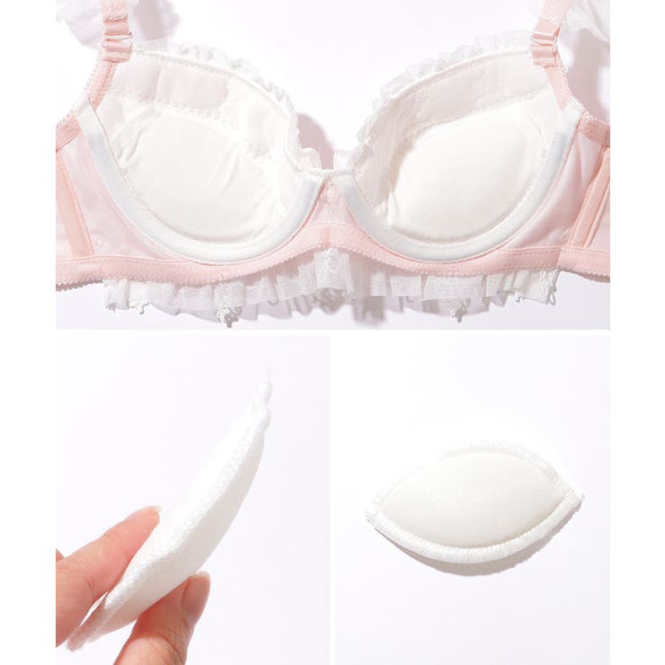 リボン付き フリル ドット レース ブラ&ショーツ | レースレディース  | 詳細画像15 