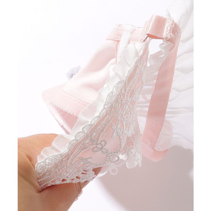 リボン付き フリル ドット レース ブラ&ショーツ | レースレディース  | 詳細画像16 