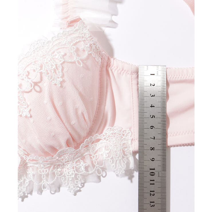 リボン付き フリル ドット レース ブラ&ショーツ | レースレディース  | 詳細画像17 