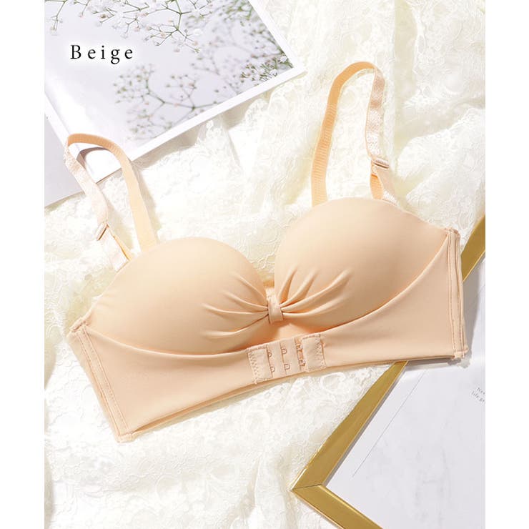 2WAY ストラップ ダブルホック シームレス 1/2 ブラジャー | レースレディース  | 詳細画像16 