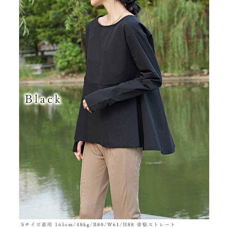 ラウンドネック ペプラム フレア | レースレディース  | 詳細画像15 